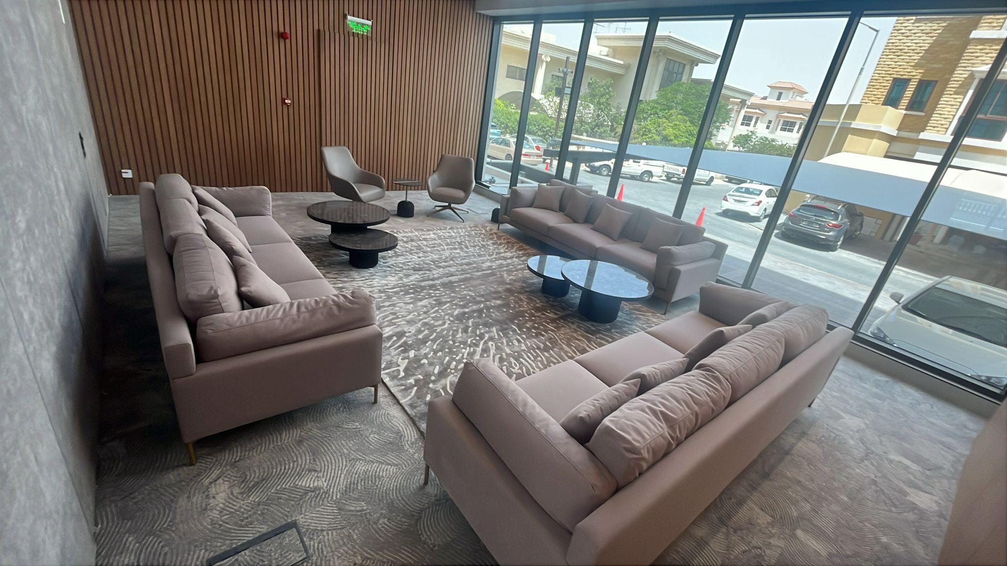 A beautiful hand-tufted carpet